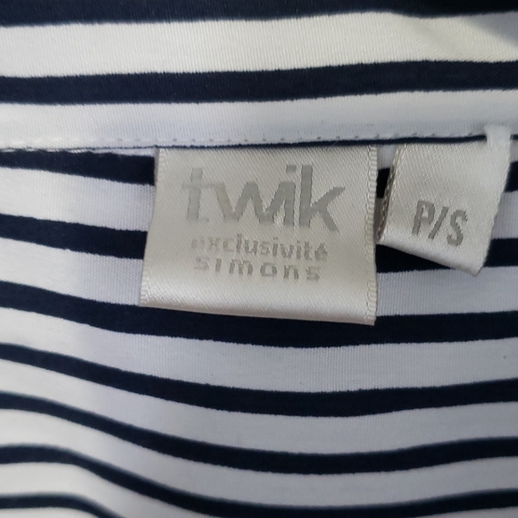 Twix long button up striped blouse - Picture 3 of 5